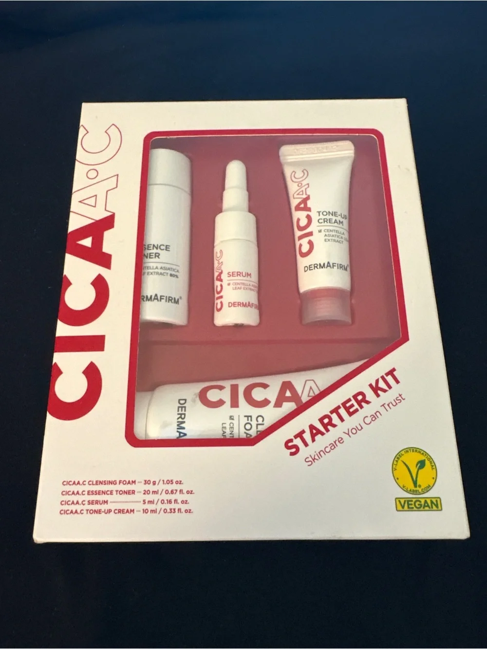 Dermafirm CICAA.C Starter Kit 4-Piece Centella Skincare Set NEW Exp 2028